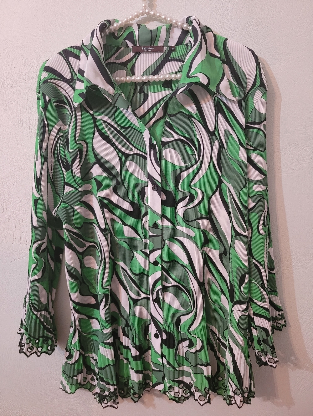 Belissimo Y2K Stylish Pluz Size Top Size 2X